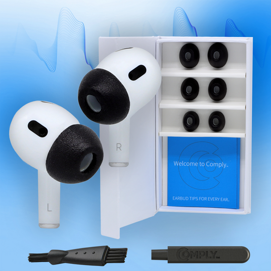 TrueGrip™ Memory Foam Ear Tips for Apple AirPods Pro Gen 1 & 2